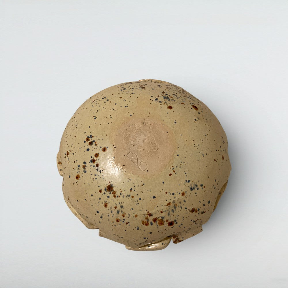 Dora Deco barnacle rim bowl — side view