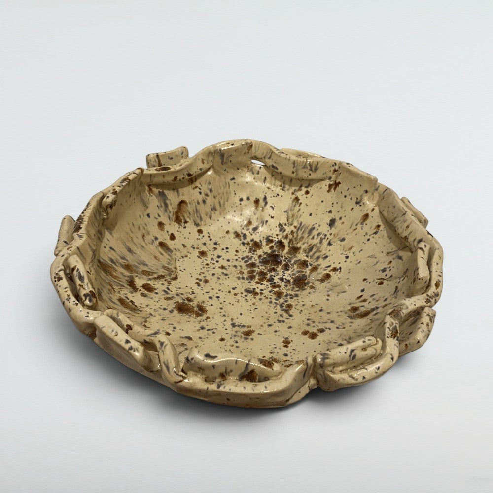 Dora Deco driftwood bowl branch — handmade stoneware, one of a kind, photo 4