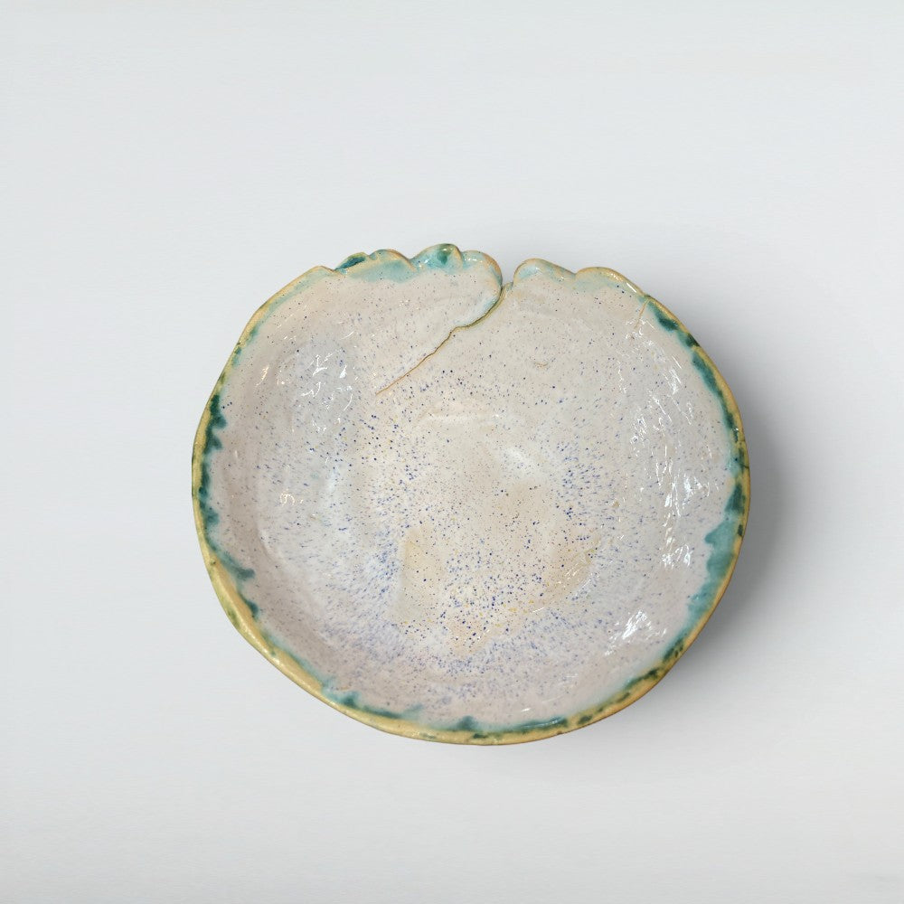 Dora Deco morning dew mini bowl set — handmade stoneware, one of a kind, photo 3