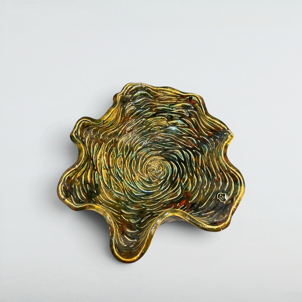 Dora Deco solstice-star-bowl — handmade stoneware, one of a kind, photo 3